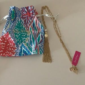 Ily pulitzer tassel necklace never worn